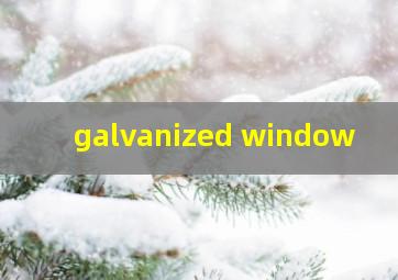  galvanized window